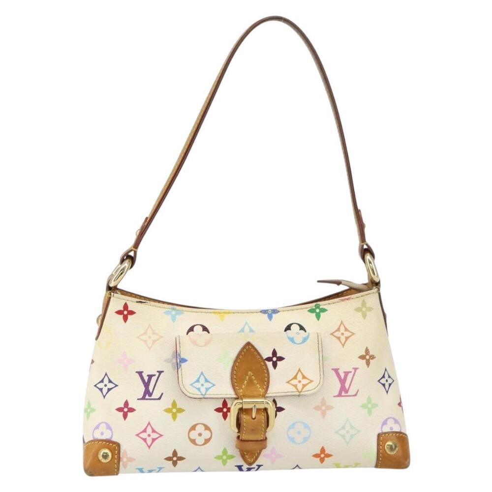 LOUIS VUITTON Monogram Multicolor Eliza Shoulder Bag White M40098 LV Auth 158777 - Picture 13 of 16
